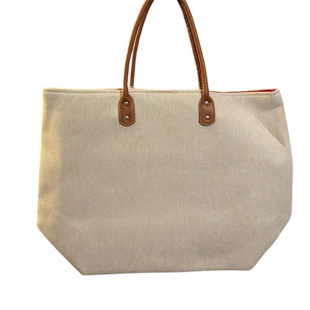 Large woven Tote Bag - Picture 2 of 7